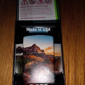 Zippo Black Lighter Vintage Still Has Seal On Back Never Been Opened Or Filled..